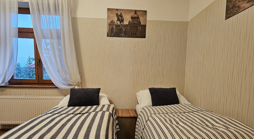 Pokoj Václavské náměstí vila Praha Braník